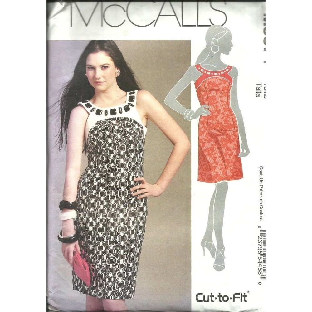 McCall's Sewing Pattern 5874 Misses Lined Dress Size‎ 6-14